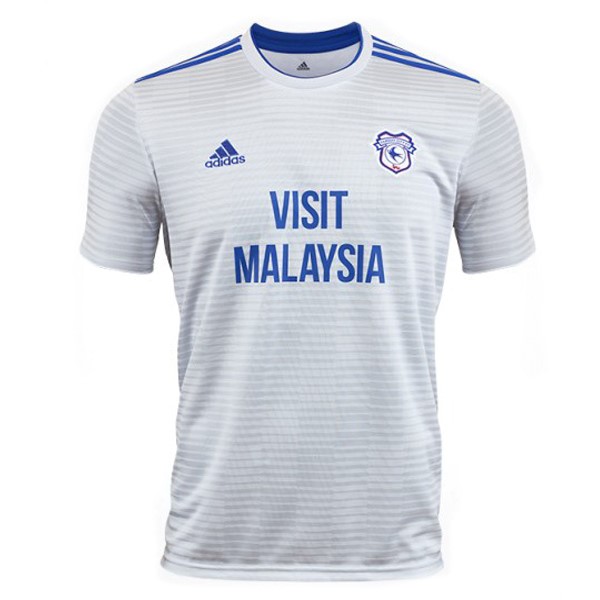 Camiseta Cardiff City Replica Segunda Ropa 2018/19 Blanco